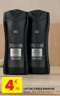 Stokomani Axe lot de 2 gel douche offre