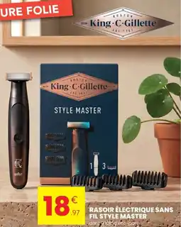 Stokomani King·c·gillette rasoir électrique sans fil style master offre