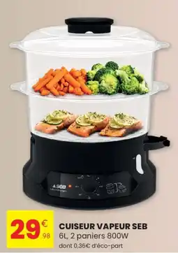Stokomani SEB Cuisseur vapeur offre