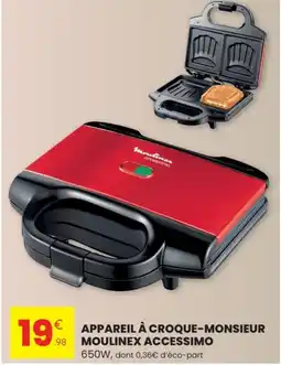 Stokomani Moulinex appareil à croque-monsieur accessimmo offre