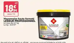 Promocash Lesieur Professionnel Mayonnaise haute fermeté offre