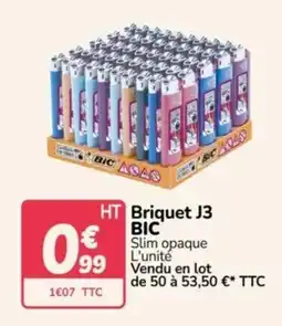 Promocash BIC Briquet J3 offre