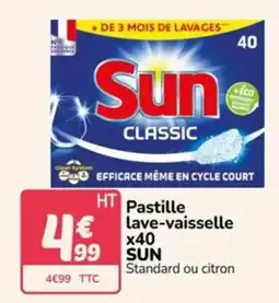 Promocash Sun Pastille lave-vaisselle offre