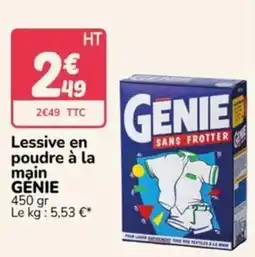 Promocash GENIE Lessive en poudre à la main offre