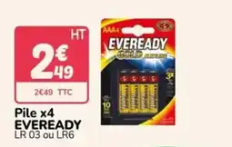 Promocash EVEREADY Pile offre