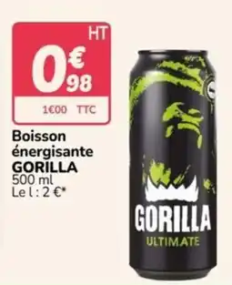 Promocash GORILLA Boisson énergisante offre