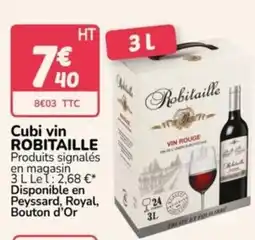 Promocash Robitaille Vin Rouge offre