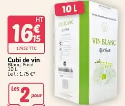 Promocash Cubi de vin offre