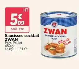 Promocash ZWAN Saucisses cocktail offre