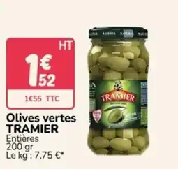 Promocash TRAMIER Olives vertes offre