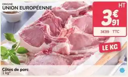 Promocash Côtes de porc offre