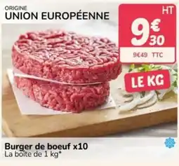 Promocash Burger de boeuf offre