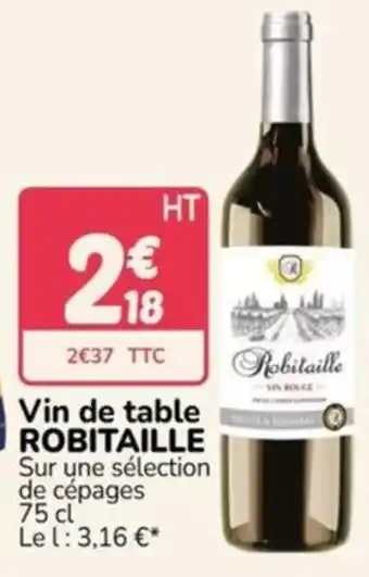 Promocash Robitaille Vin de table offre