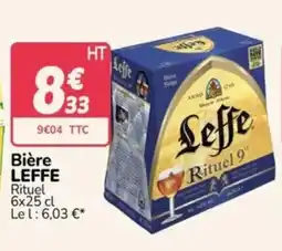 Promocash LEFFE Bière Rituel offre