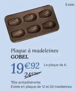 Ambiances & Styles GOBEL Plaque à madeleines offre
