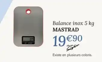 MASTRAD Balance inox 5 kg