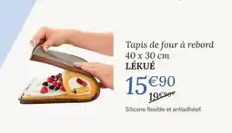Ambiances & Styles LÉKUÉ Tapis de four à rebord offre
