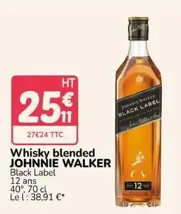 Promocash JOHNNIE WALKER Whisky blended offre