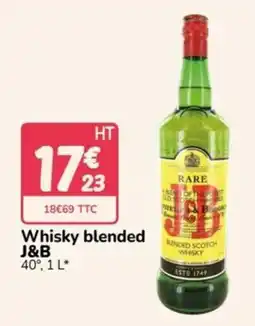 Promocash J&B Whisky blended offre