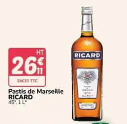Promocash RICARD Pastis de Marseille offre