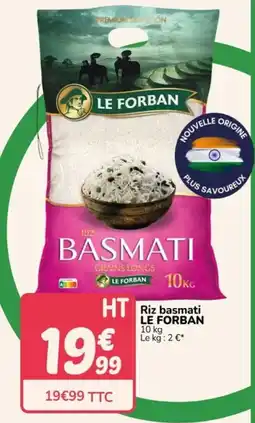 Promocash LE FORBAN Riz basmati offre