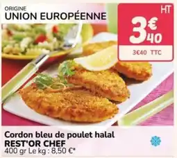 Promocash REST'OR CHEF Cordon bleu de poulet halal offre