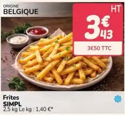 Promocash Frites SIMPL offre