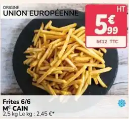 Promocash Mc CAIN Frites offre