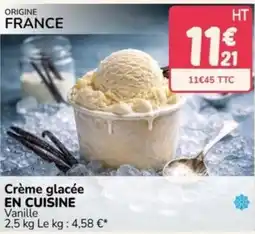 Promocash EN CUISINE Crème glacée offre