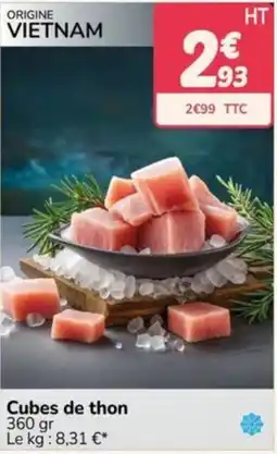 Promocash Cubes de thon offre
