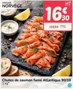 Promocash Chutes de saumon fumé Atlantique offre