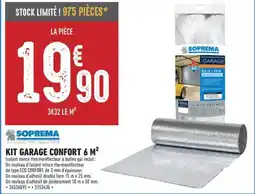 Brico Cash SOPREMA KIT GARAGE CONFORT 6 M² offre