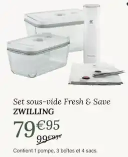 Ambiances & Styles ZWILLING Set sous-vide Fresh & Save offre