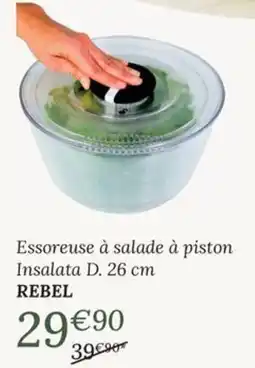 Ambiances & Styles REBEL Essoreuse à salade à piston offre
