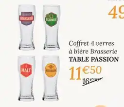 Ambiances & Styles Brasserie TABLE PASSION offre