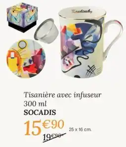 Ambiances & Styles SOCADIS Tisanière avec infuseur offre