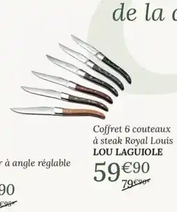 Ambiances & Styles LOU LAGUIOLE Couteau à steak offre