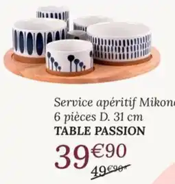 Ambiances & Styles Mikono Service apéritif offre