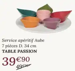 Ambiances & Styles Table passion service apéritif aube offre