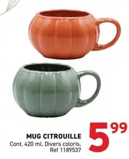 Trafic MUG CITROUILLE offre