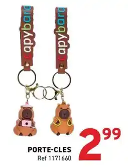 Trafic capybara PORTE-CLES offre