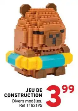 Trafic JEU DE CONSTRUCTION offre