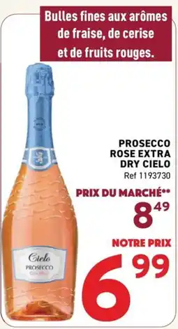 Trafic Cielo PROSECCO offre