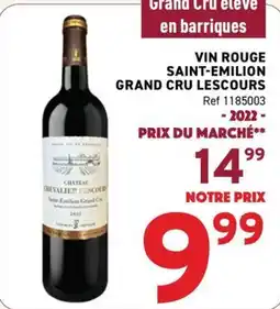 Trafic Château Chevalier Lescours offre