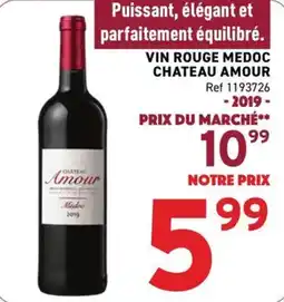 Trafic Château Amour offre