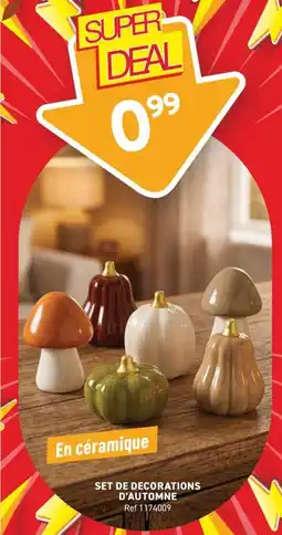 Trafic SET DE DECORATIONS D'AUTOMNE offre