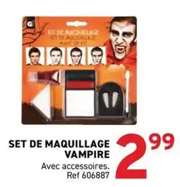 Trafic G Kit de maquillage vampire offre