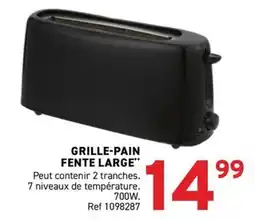 Trafic GRILLE-PAIN FENTE LARGE offre