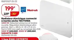 Weldom Noirot Radiateur électrique connecté offre