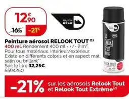 Weldom MAISON DECO Peinture aérosol RELOOK TOUT offre